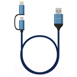 Кабель Maxvi MC-12ML MicroUSB-Lightning