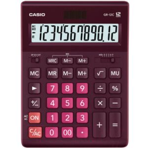 Калькулятор Casio GR-12C-WR-W-EP