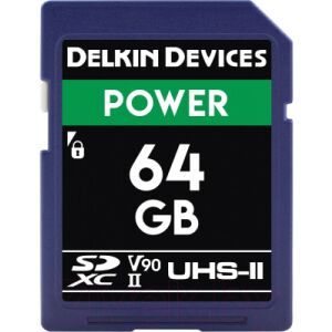 Карта памяти Delkin Power SDXC 64GB 2000X UHS-II (Class 10) V90 (DDSDG200064G)
