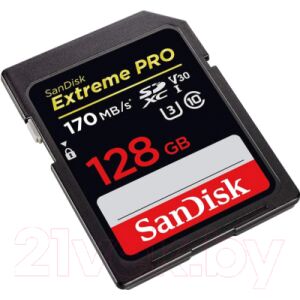 Карта памяти SanDisk Extreme Pro SDXC 128GB (SDSDXXY-128G-GN4IN)