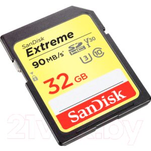 Карта памяти SanDisk Extreme SDHC 32GB (SDSDXVE-032G-GNCIN)