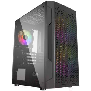 Корпус для компьютера Powercase Mistral Micro Z3B Mesh LED / CMIMZB-L3