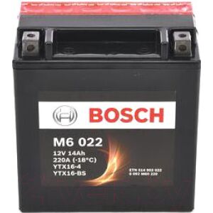 Мотоаккумулятор Bosch M6 YTX16-4/YTX16-BS / 0092M60220
