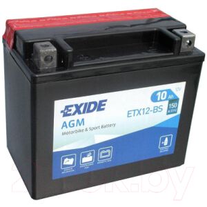 Мотоаккумулятор Exide ETX-12 BS