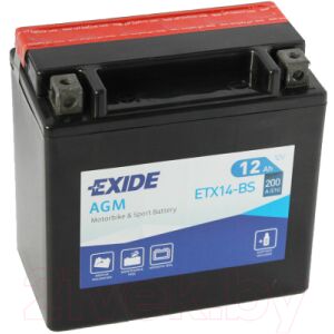 Мотоаккумулятор Exide ETX14-BS