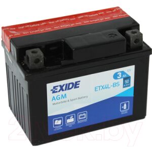 Мотоаккумулятор Exide ETX4L-BS