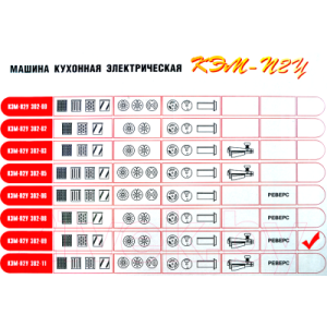 Мясорубка электрическая БЕЛВАР КЭМ-П2У-302-09