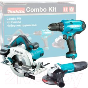 Профессиональная дисковая пила Makita HS6601 + DF0300 + GA5030 / DK0119