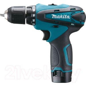 Профессиональная дрель-шуруповерт Makita DF330DWE