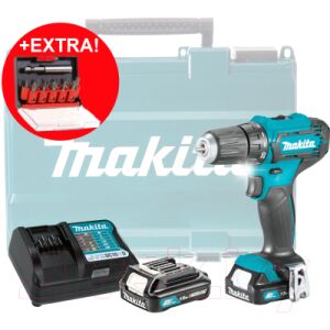 Профессиональная дрель-шуруповерт Makita DF333DYX14