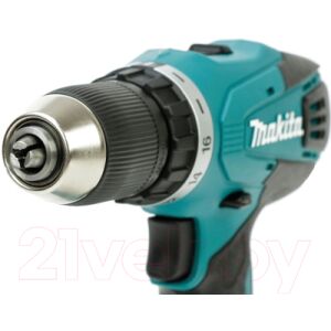 Профессиональная дрель-шуруповерт Makita DF347DWLE