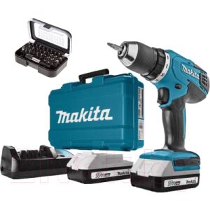 Профессиональная дрель-шуруповерт Makita DF457DWEX8