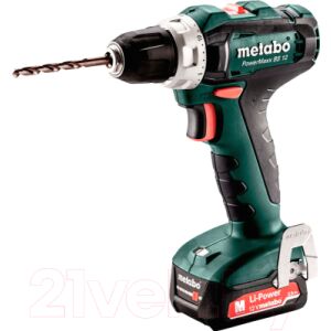 Профессиональная дрель-шуруповерт Metabo PowerMaxx BS 12