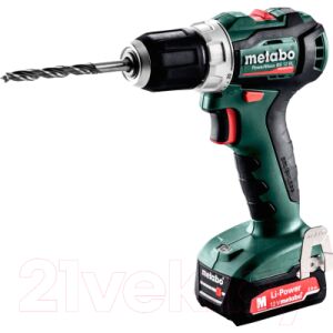 Профессиональная дрель-шуруповерт Metabo Powermaxx BS 12 BL
