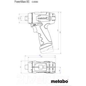 Профессиональная дрель-шуруповерт Metabo PowerMaxx BS Basic