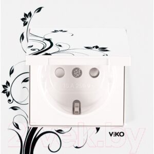Розетка Viko Karre Style Цветок 90960932
