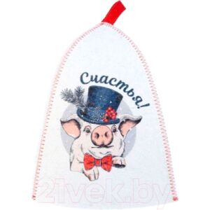Шапка для бани Невский банщик Счастья! / А37048