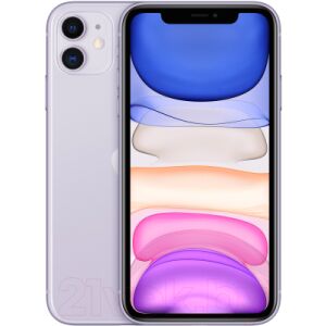 Смартфон Apple iPhone 11 64GB / MHDF3 (фиолетовый)