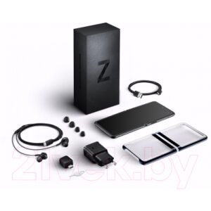 Смартфон Samsung Galaxy Z Flip / SM-F700FZKDSER (черный бриллиант)