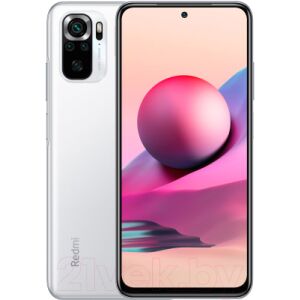 Смартфон Xiaomi Redmi Note 10S 6GB/64GB без NFC (белая галька)