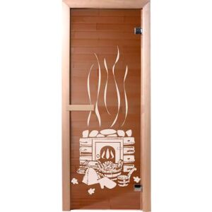 Стеклянная дверь для бани/сауны Банные Штучки Банька 34012