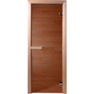 Стеклянная дверь для бани/сауны Doorwood 190x70