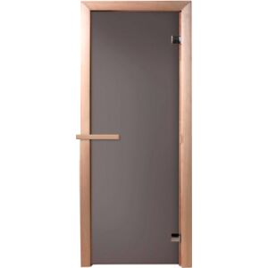 Стеклянная дверь для бани/сауны Doorwood Затмение 190х70