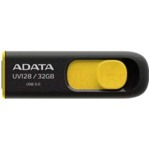 Usb flash накопитель A-data DashDrive UV128 Black/Yellow 32GB (AUV128-32G-RBY)