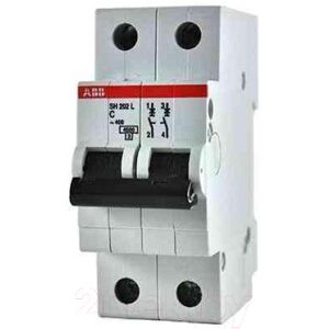 Выключатель автоматический ABB S 202 2P С 50А 6кА 2M / 2CDS252001R0504