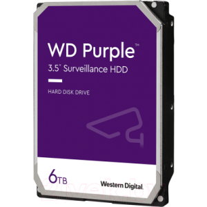 Жесткий диск Western Digital 6Tb Purple (WD62PURZ)