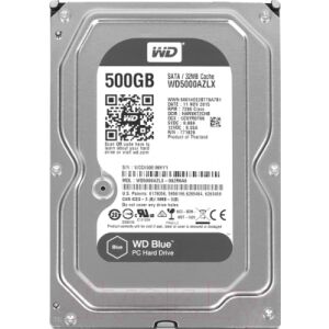 Жесткий диск Western Digital Blue 500GB (WD5000AZLX)