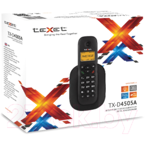 Беспроводной телефон Texet TX-D4505A