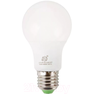 Лампа ASD LED A60 Black 15Вт 230В Е27 3000К 1350Лм