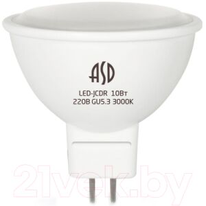 Лампа ASD LED JCDR Standard 10Вт 230В GU5.3 3000К 900Лм