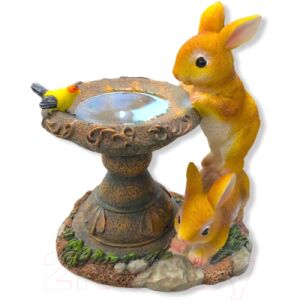 Садовая фигура-светильник Чудесный Сад 422 Любопытные зайчата