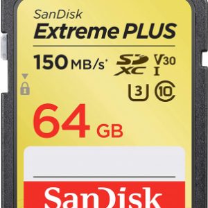 Карта памяти SanDisk Extreme Plus SDXC 64GB (SDSDXW6-064G-GNCIN)